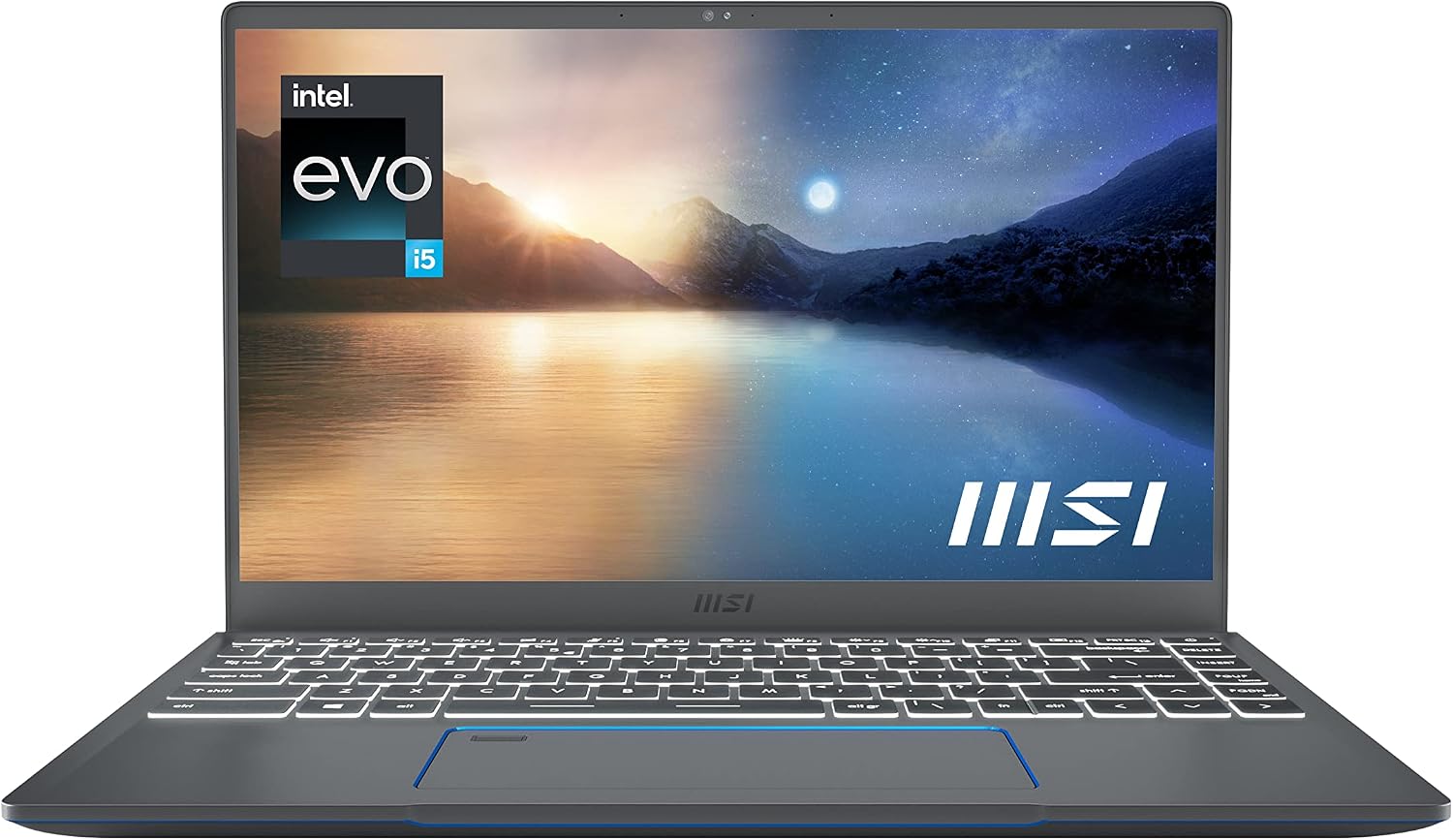 MSI Prestige 14 Evo Professional Laptop: 14' FHD Ultra-Thin Bezel Display, Intel Core i5-1135G7, Intel Iris Xe, 16GB RAM, 512GB NVMe SSD, Thunderbolt 4, Win10 Home, Intel Evo, Carbon Gray (A11M-628)
