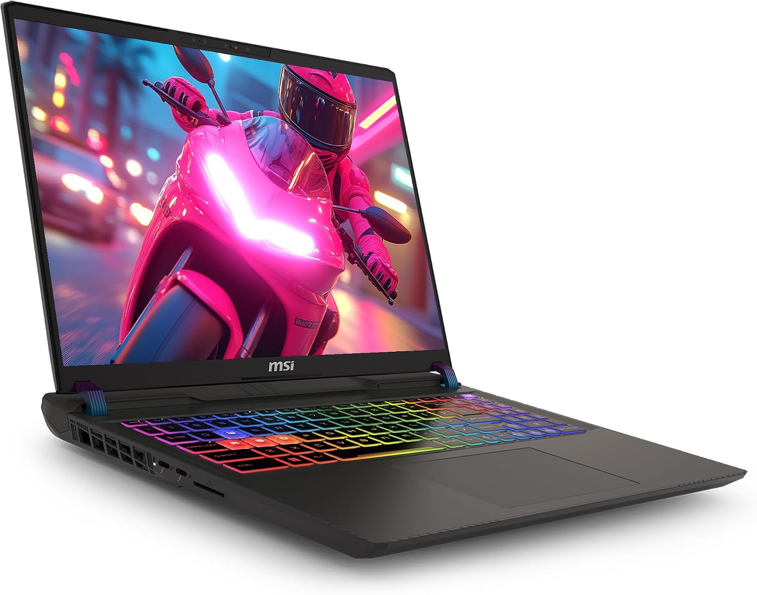 MSI Vector 16 HX AI Gaming Laptop, Intel Ultra 7-255HX, 32 GB DDR5 RAM, 2 TB PCIe SSD, 16' FHD+ (1920x1200) 144Hz Display, Nvidia G-Force RTX 5070Ti, Backlit Keyboard, W11 Pro, Cosmo Gray