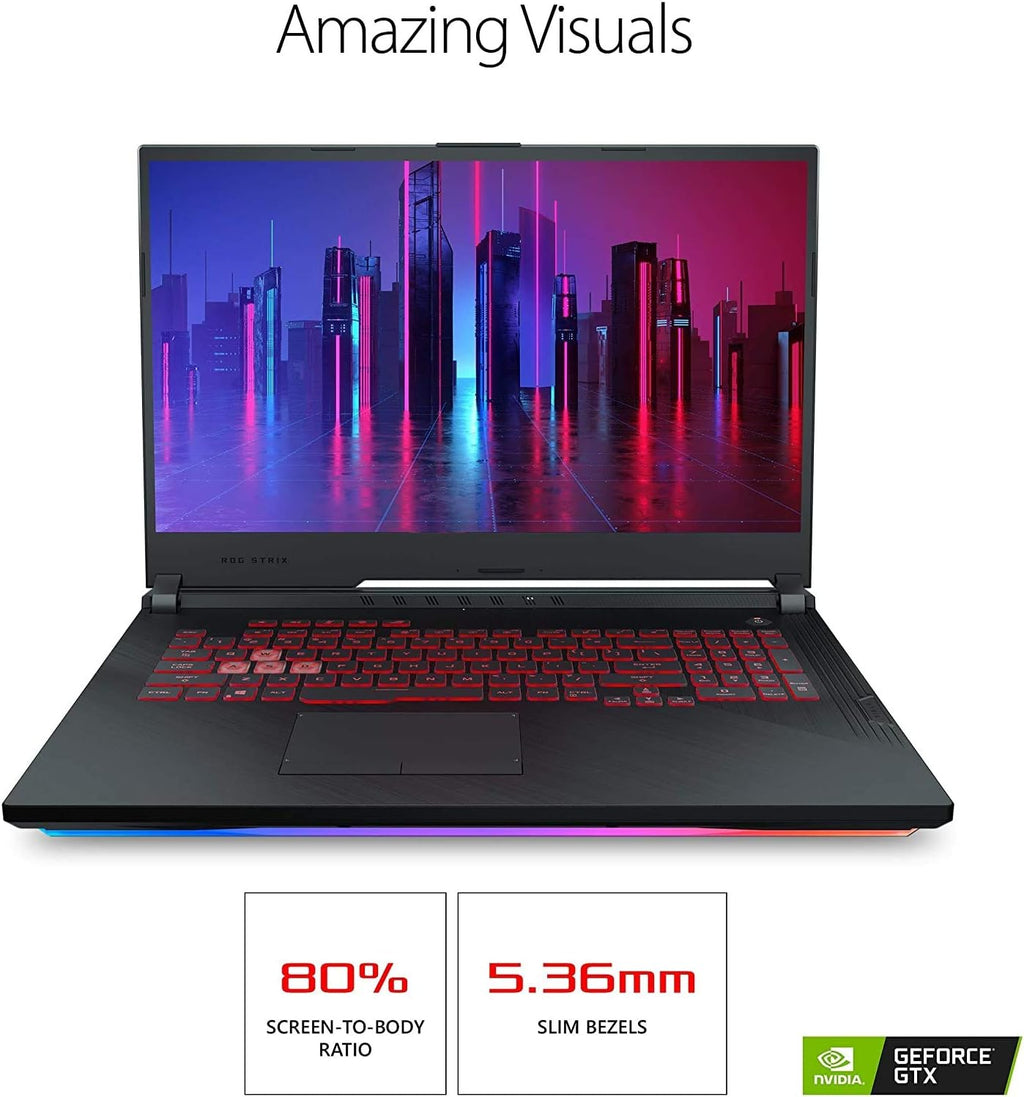 ASUS ROG Zephyrus Gaming Laptop 2023, 14' FHD 144Hz Display, AMD Ryzen 7 5800HS, NVIDIA GeForce RTX 3060 Graphics, 16GB RAM, 512GB SSD, Wifi6, Bluetooth, Windows 11 Home, Moonlight White