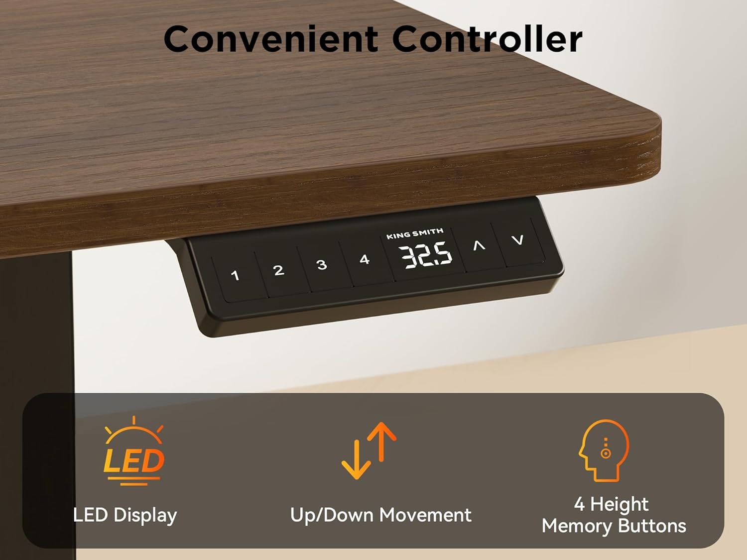 WALKINGDESK 75x61 Inches Reversible L Shaped Standing Desk Height Adjustable with Cup Holder, Electric Corner Computer Workstation for Home Office, Ergonomic Sit Stand up Gaming Desk, Black Walnut