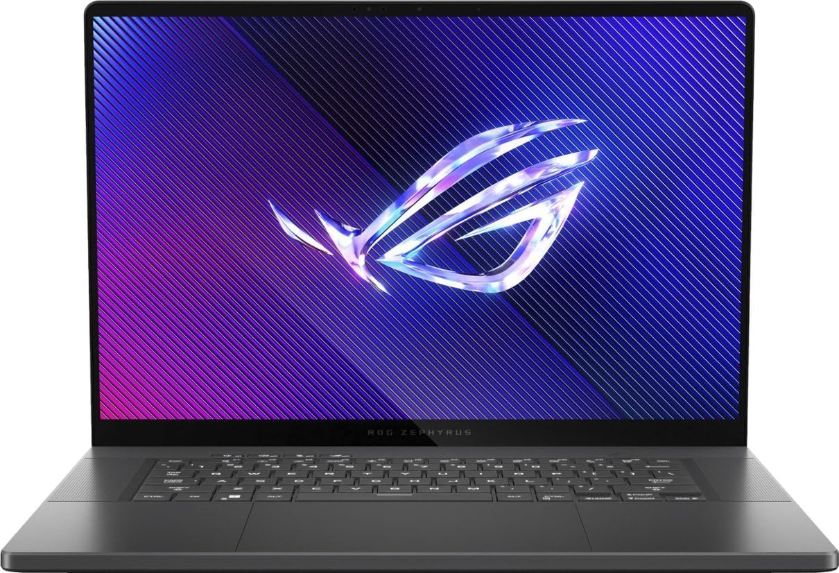 ASUS ROG Zephyrus 2024 16' OLED 240Hz Gaming Laptop, Intel Core Ultra 9 185H, 16GB DDR5x RAM, 2TB NVMe SSD, NVIDIA GeForce RTX 4070, Windows 11 Pro