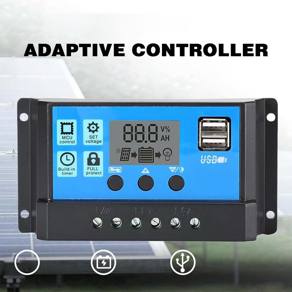 Solar 18V 20W Solar Panel Power Car Battery Solar Charger Solar Panel Kit 3000W Solar Inverter Controller Kit (110v)