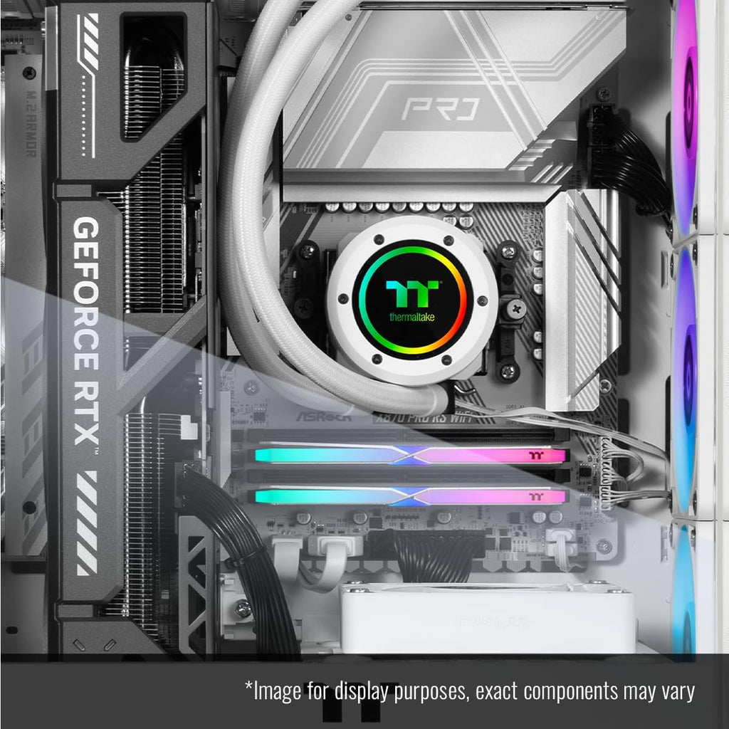 Thermaltake Reactor 9880S Gaming Desktop (AMD Ryzen™ 7 9800X3D, ToughRam 32GB DDR5 6400MT/s RGB Memory, NVIDIA® GeForce RTX™ 5080, 2TB NVMe M.2, WiFi, Windows 11) T6WT-X870-580-LCS