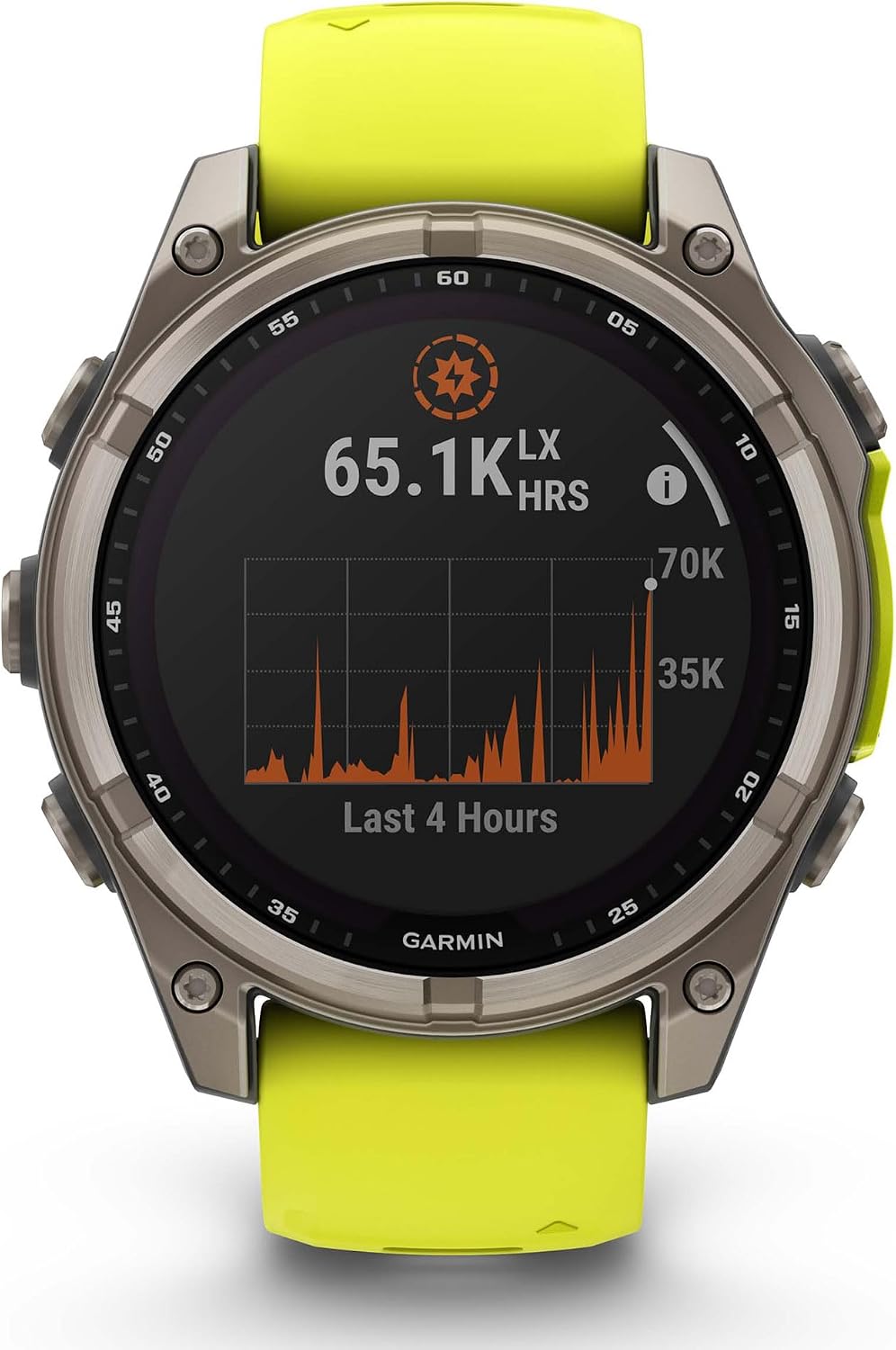 PlayBetter Garmin Fenix 8 Solar Sapphire (47mm, Titanium/Amp Yellow) Multisport GPS Smartwatch Bundle - 1.4' Touchscreen, Built-in LED Flashlight Wireless Running Earbuds