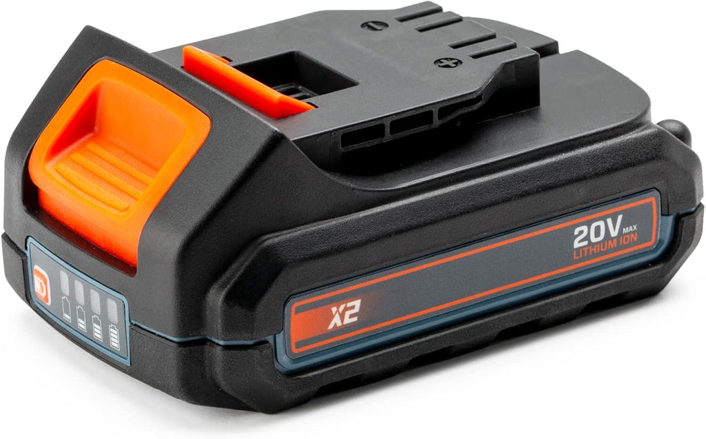 SENIX X2 20 Volt Max* 2-Piece Cordless Power Tool Kit with Battery Powered 1/2-Inch Drill Driver and 1/4-Inch Impact Driver, Includes Storage Bag, 2 2.0 Ah Batteries & Charger (S2K2B2-01)