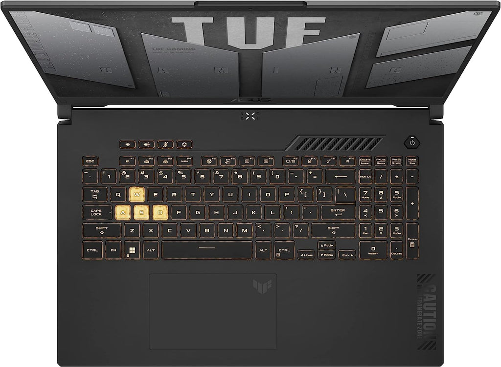 ASUS TUF F17 Gaming Laptop, Microsoft Office Lifetime License, Intel i7-13620H, NVIDIA GeForce RTX 4070, 64 GB DDR5 RAM, 1 TB SSD, 17.3' WQHD 240Hz Display, Backlit Chiclet Keyboard, Windows 11 Pro