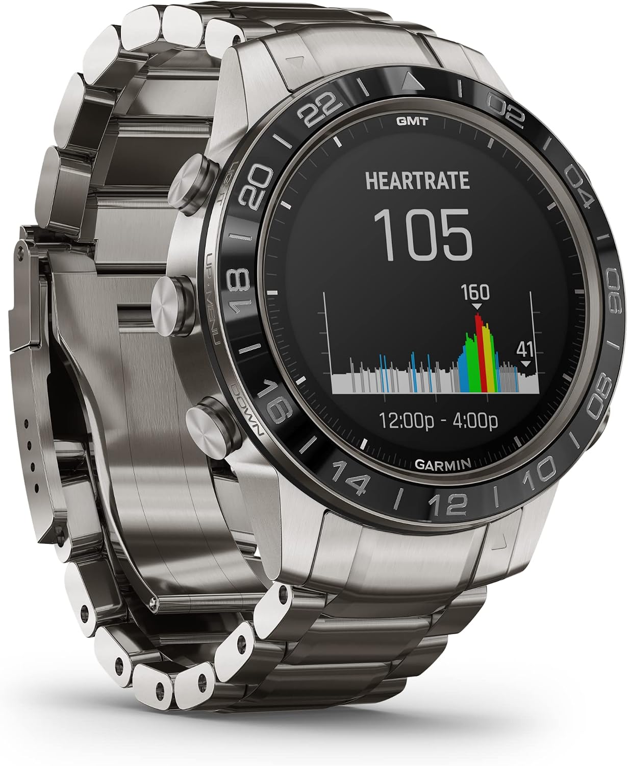 Garmin MARQ Aviator, Men's Luxury Tool Watch Designed for Your Passion for Aviation, View Flight Paths, Weather Reports, Start Flight Logging and More (Renewed)