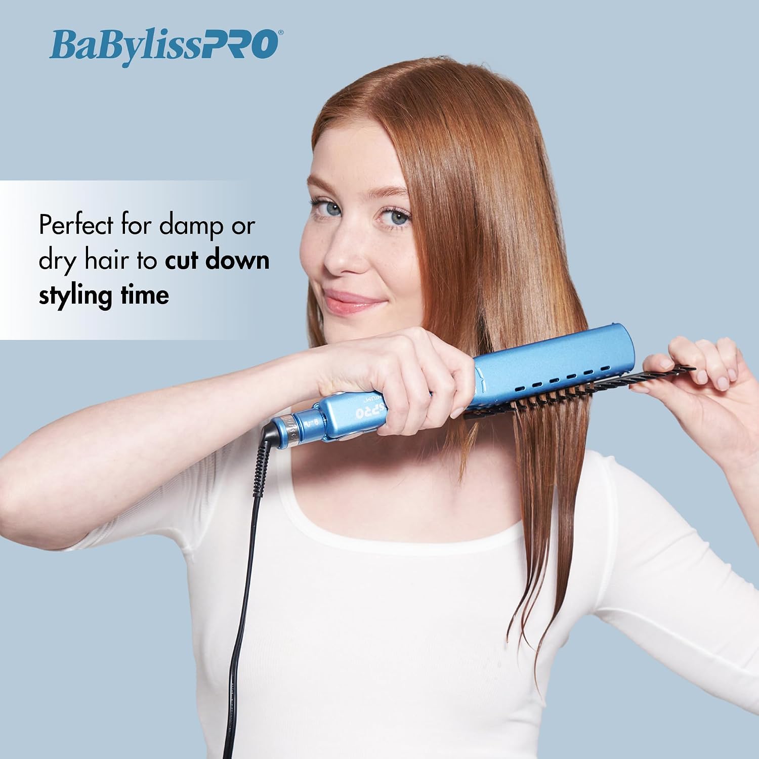 BabylissPRO Nano Titanium Specialty Ionic Hair Straightener, Professional Flat Iron For All Hair Types