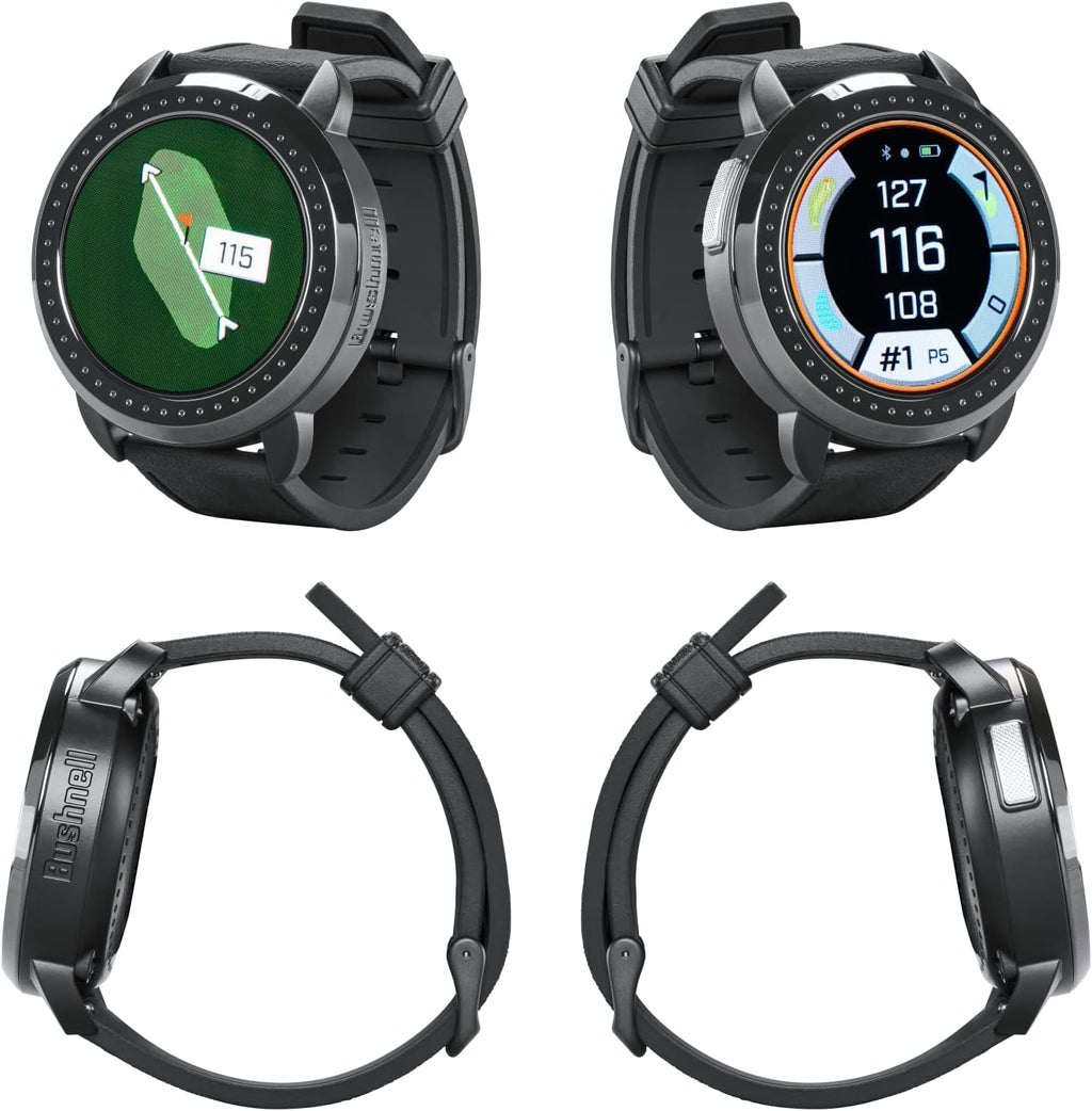 Bushnell iON Elite Black Golf GPS Watch with Cloth Bundle