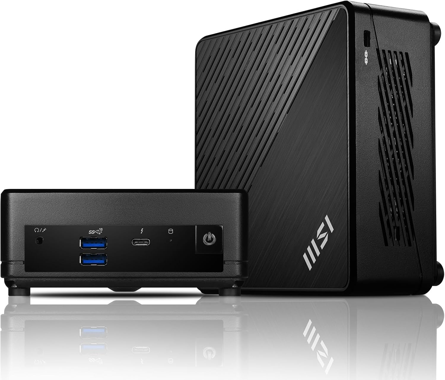 msi Cubi 5 Premium Compact Desktop, 12th Gen Intel i7-1255U Processor, 32GB RAM, 1TB SSD, Wi-Fi 6, Thunderbolt 4, HDMI, DP, Windows 11 Pro, Support 4K@60Hz Triple Display for Home/Office/Gaming