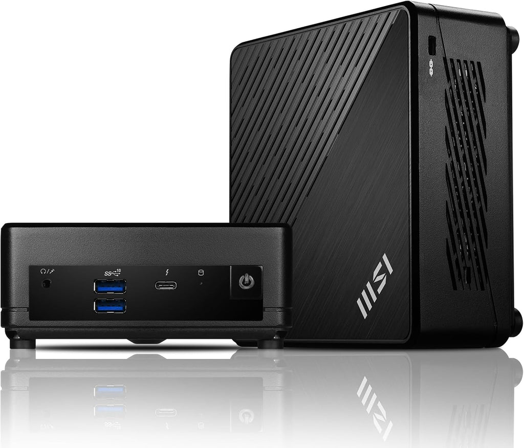 msi Cubi B0A8 Premium Compact Desktop - 12th Gen Intel i7-1255U Processor, 32GB RAM, 2TB SSD, Wi-Fi 6, Windows 11 Pro, Support 4K@60Hz Triple Display for Home/Office/Gaming