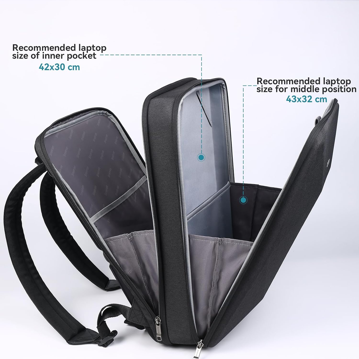 Smatree 17-18inch Hard Travel Men Gaming Laptop Bag for Alienware 18 Area-51/x17 R2, ASUS Vivobook 17/TUF Gaming A17/F17, MSI Stealth 18 AI/Titan 18/CreatorPro X18, Lenovo V17/HP Laptop 17 Backpack
