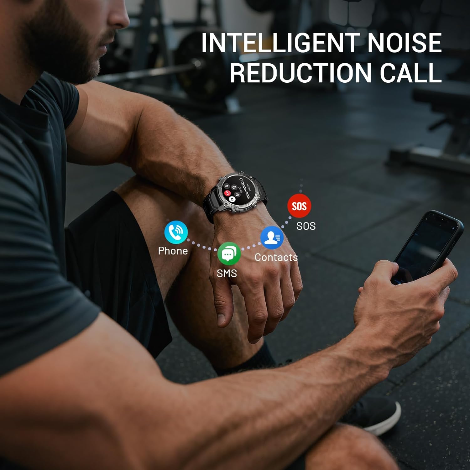 2026 AI Smart Watch with Standalone GPS & Offline Maps, 5ATM Waterproof, 1.43' AMOLED, 21-Day Battery, 178 Sports Modes, Compass, Heart Rate/SpO2/Stress/Sleep Monitor, for Android iOS Men Women