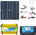 3000W Solar Panel Kit with 50A Controller & 50W 12V Solar Panel, 12V to 110V/220V Inverter, Home Solar Generator System for Off-Grid Power (Yellow)