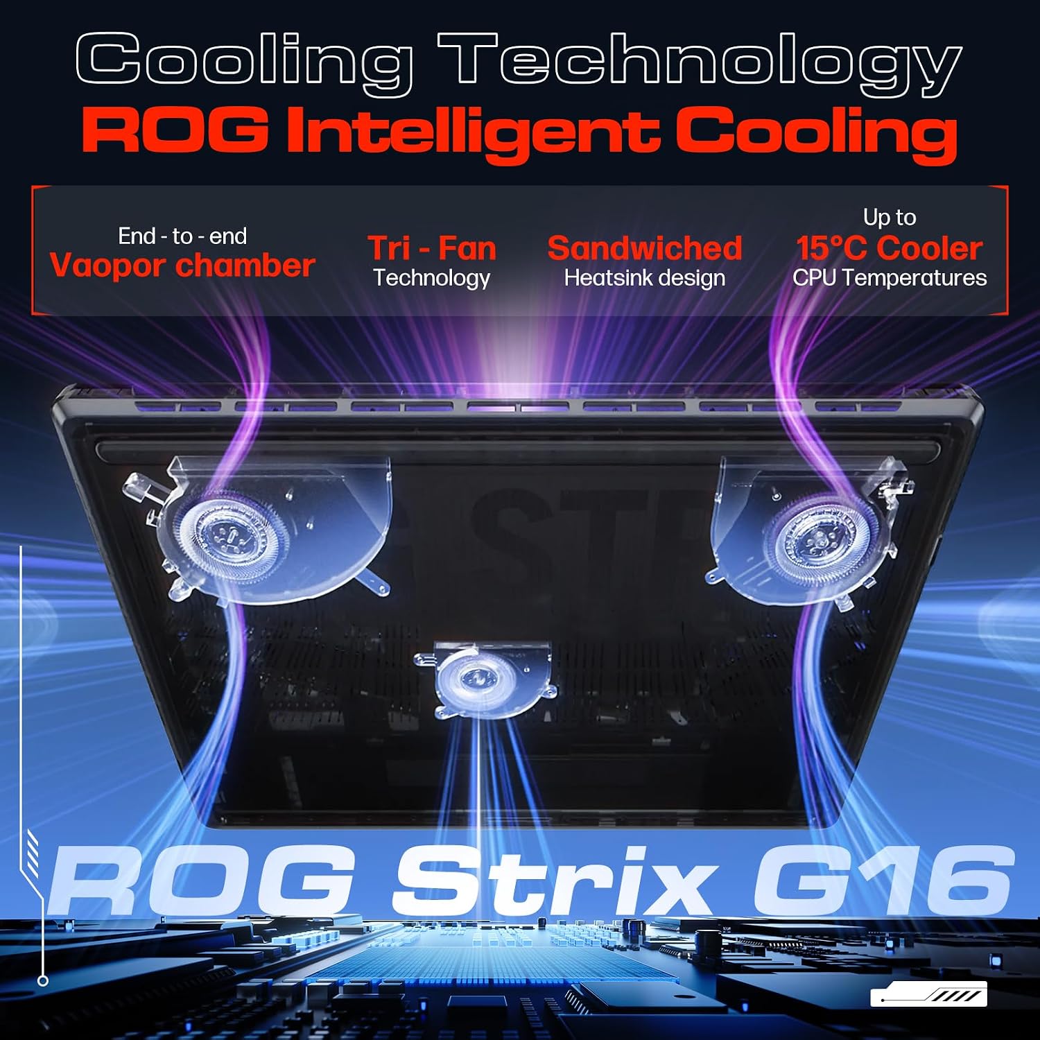 ASUS ROG Strix G16 Gaming Laptop, NVIDIA RTX 5060, Intel i7-14650HX, 16 inch 1920x1200 FHD+ 165Hz 3ms, WiFi 7, Dolby Atmos, Hires Audio, HD+ Cam, 32 GB DDR5, 1 TB SSD, Windows 11 Pro, Accessories