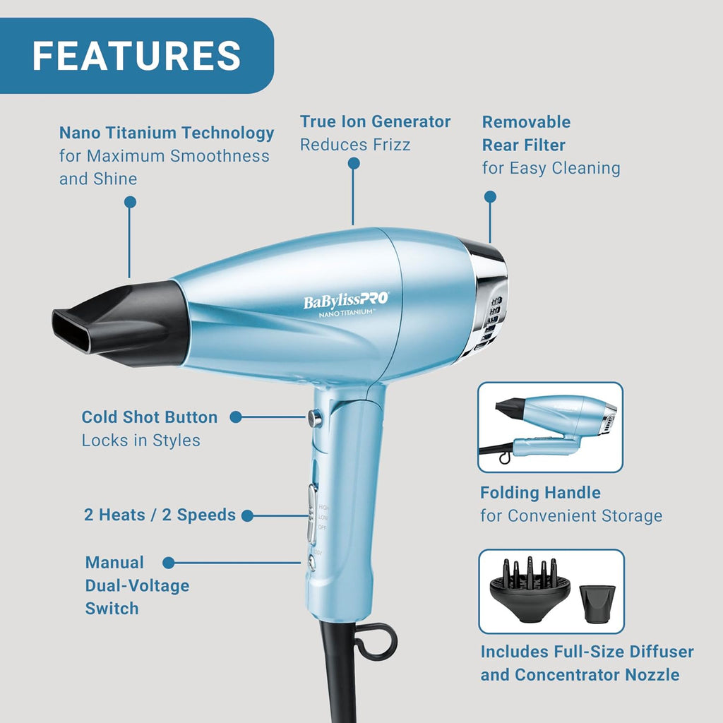 BaBylissPRO 1 1/4' Digital Ionic Flat Iron, Hair Straightener, Shorter Plates