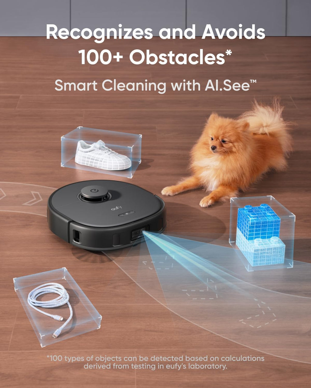 eufy X10 Pro Omni Robot Vacuum + 2 Washable Vacuum Mop Cloths