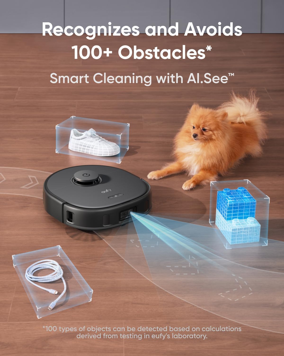 eufy X10 Pro Omni Robot Vacuum + 2 Washable Vacuum Mop Cloths