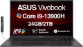 ASUS Vivobook K3704VA-DS96 17X Laptop 17.3' IPS FHD Display (Intel i9-13900H, 24GB DDR4, 2TB PCIe SSD, Intel Iris Xe, Backlit KB, Fingerprint, Webcam, WiFi 6E, Win 11 Pro) with Dockztorm Hub