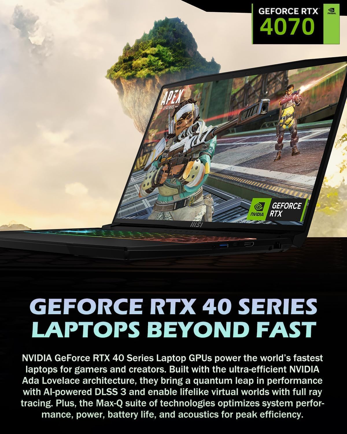 MSI Crosshair Gaming Laptop - Intel 16-Core i7-14650HX, 16' FHD+ (1920×1200) IPS Display, NVIDIA GeForce RTX 4070, with Windows 11 Pro, Office Lifetime, Wi-Fi 6, Accessories (64GB DDR5 RAM+ 1TB SSD)