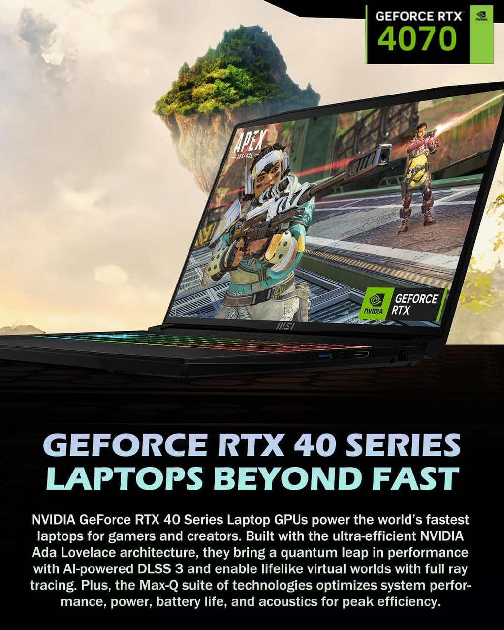 MSI Crosshair Gaming Laptop - Intel 16-Core i7-14650HX, 16' FHD+ (1920×1200) IPS Display, NVIDIA GeForce RTX 4070, with Windows 11 Pro, Office Lifetime, Wi-Fi 6, Accessories (64GB DDR5 RAM+ 2TB SSD)