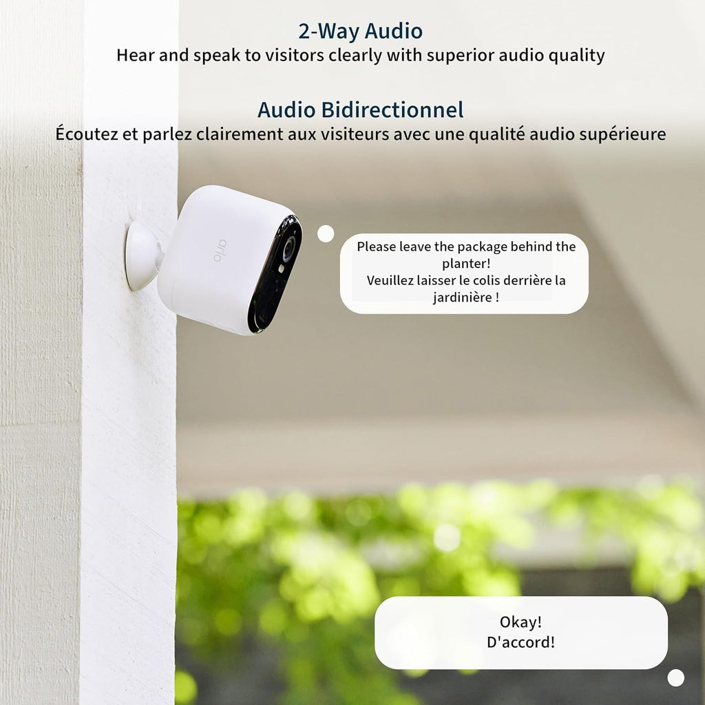 Arlo 3Pack Essential XL Spotlight Camera | 2nd Gen | 2K Color Night Vision, Wireless Security Outdoor Cam | 2-Way Audio | Direct to Wi-Fi No Hub Needed |Live Stream |Motion Activation |Notifications