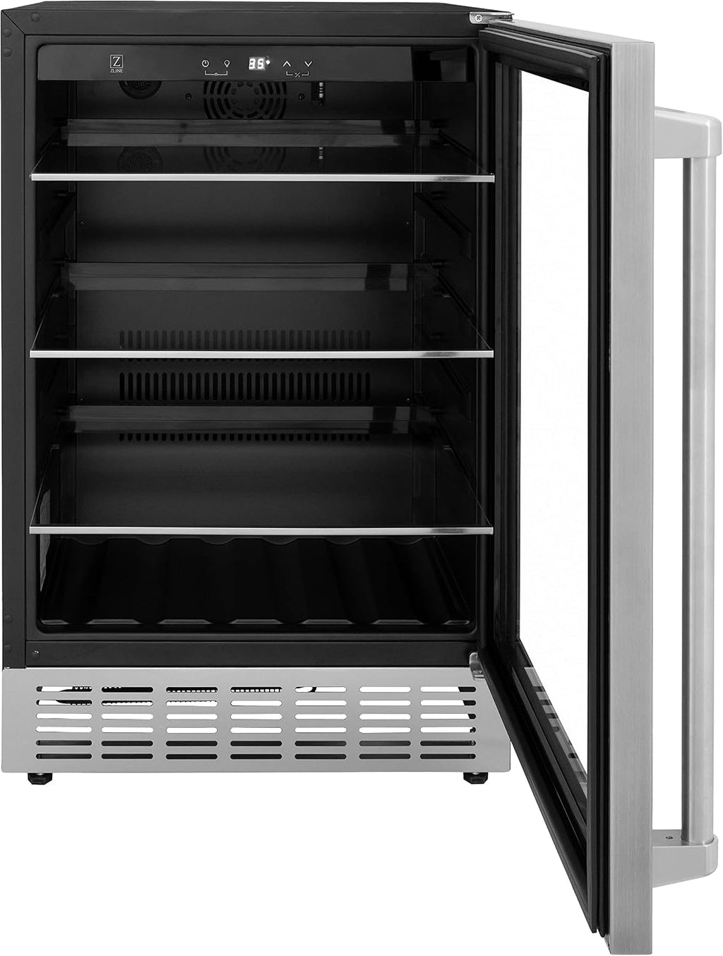 Z Line Kitchen and Bath ZLINE 24' Monument 154 Can Beverage Fridge in Stainless Steel (RBV-US-24)