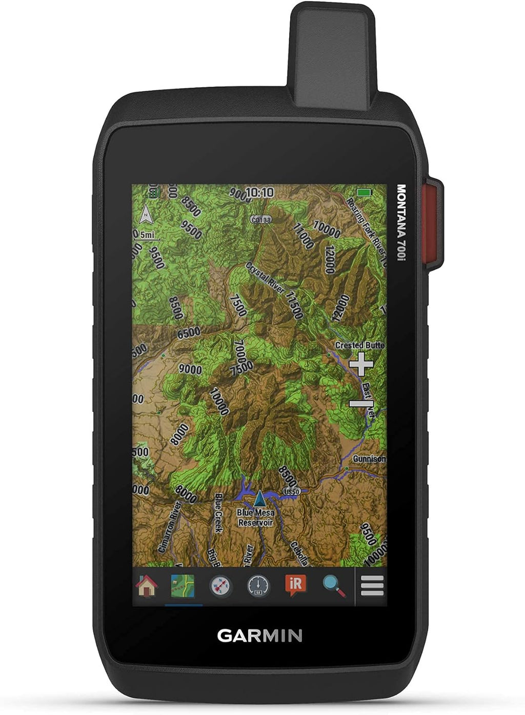 Garmin Montana 700i, Rugged GPS Handheld with Built-in inReach Satellite Technology, Glove-Friendly 5' Color Touchscreen (Renewed)
