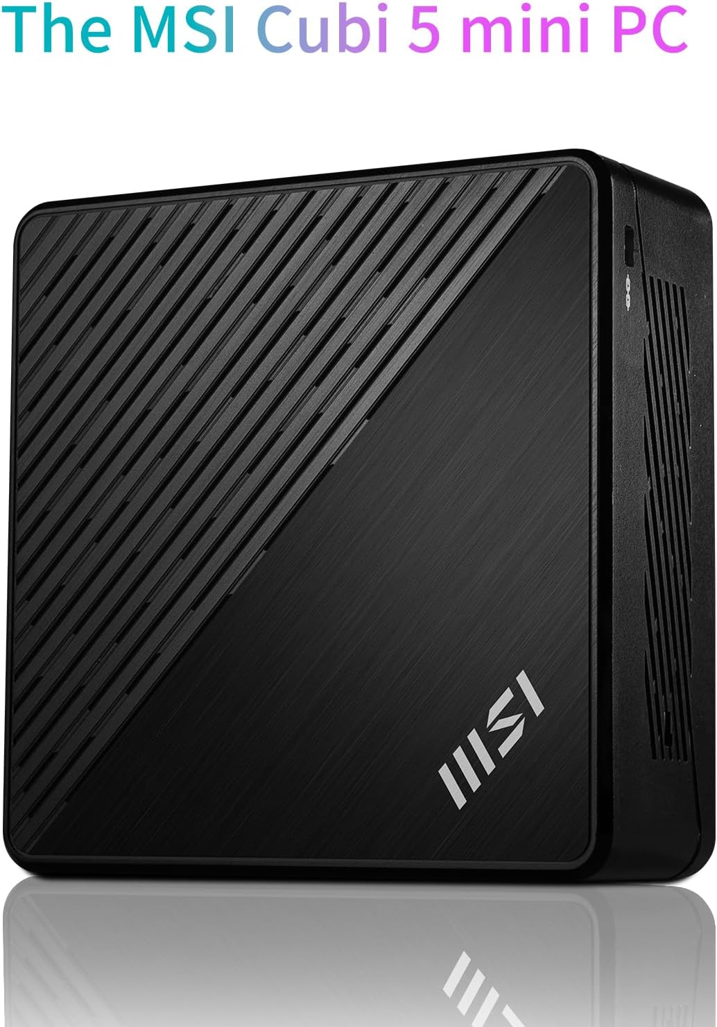 msi Cubi B0A8 Premium Compact Desktop - 12th Gen Intel i7-1255U Processor, 32GB RAM, 2TB SSD, Wi-Fi 6, Windows 11 Pro, Support 4K@60Hz Triple Display for Home/Office/Gaming