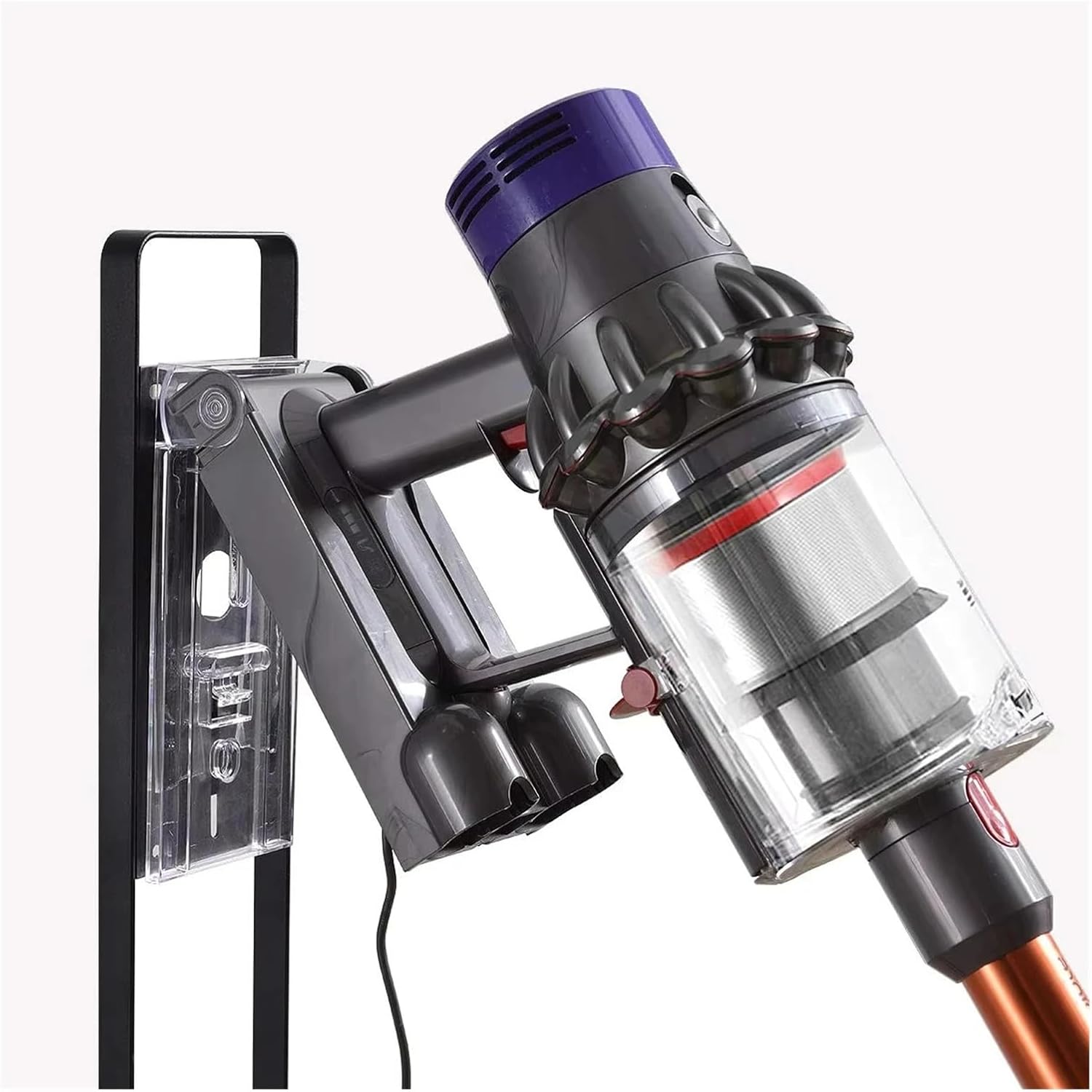 Heavy Base Metal Vacuum Stand Holder compatible with Dyson V15 / V11 / V10 / V8 / V7 / V6 - Vacuum Bracket Stand