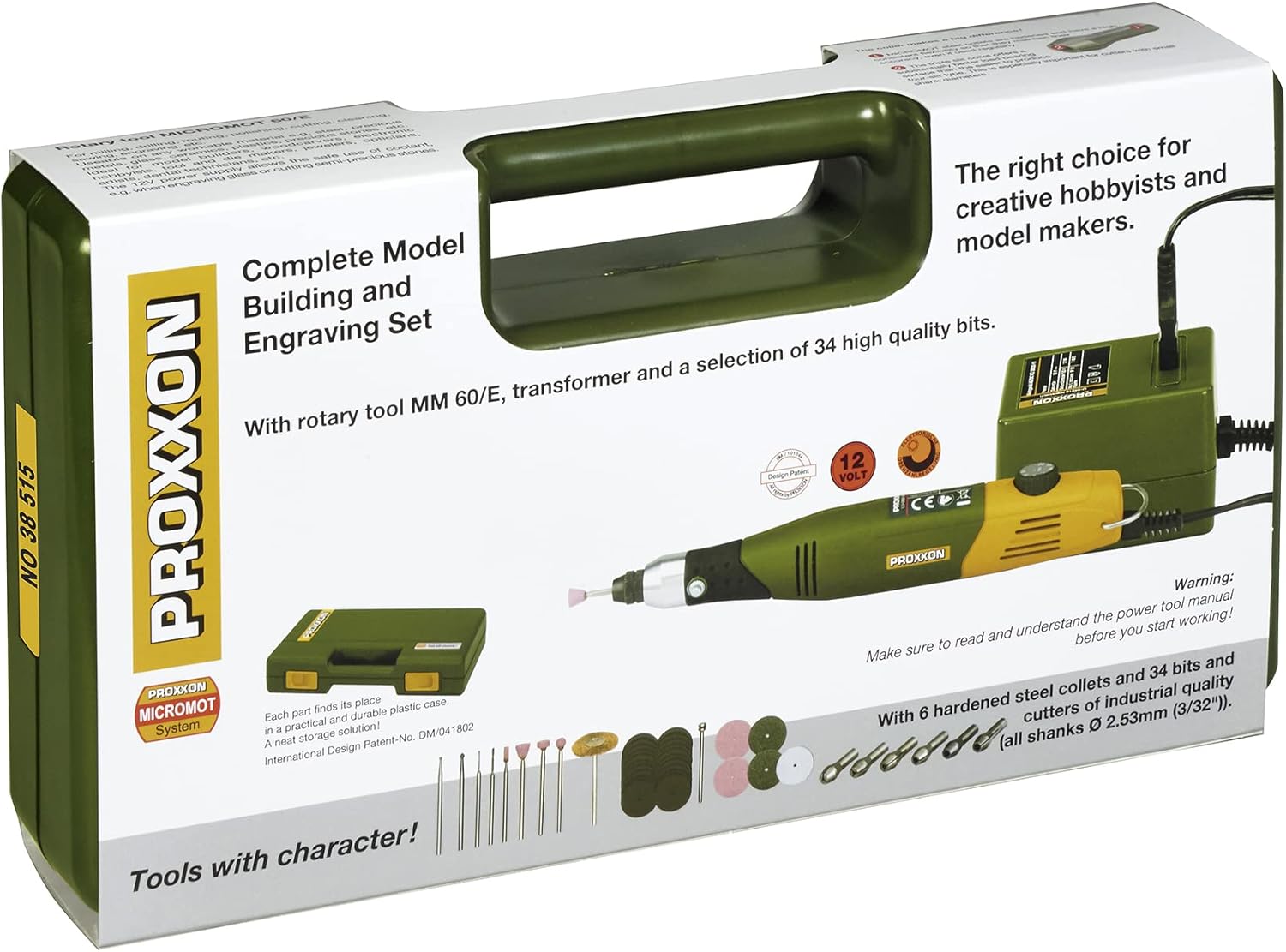 Proxxon 38515 Model Building and Engraving Set