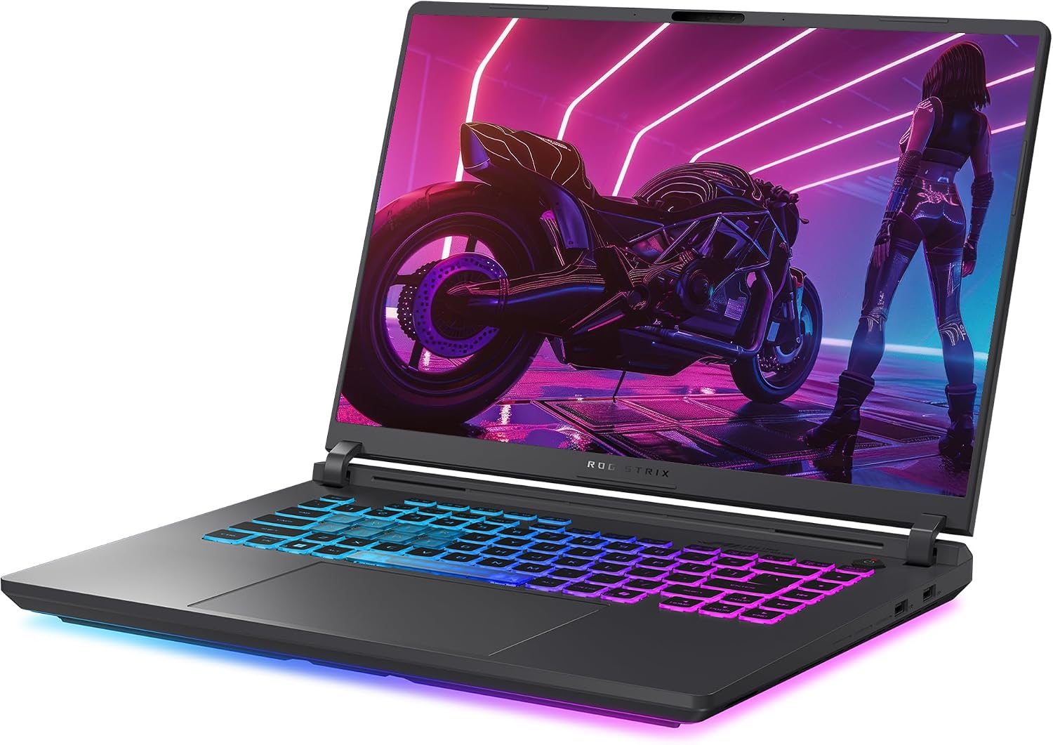 ASUS ROG Strix G16 Gaming Laptop, Intel i7-14650HX, 16 GB DDR5 RAM, 2 TB PCIe SSD, 16' FHD+ (1920x1200) Display, Nvidia G-Force RTX 5060, 4-Zone RGB Keyboard, W11 Home, Eclipse Gray