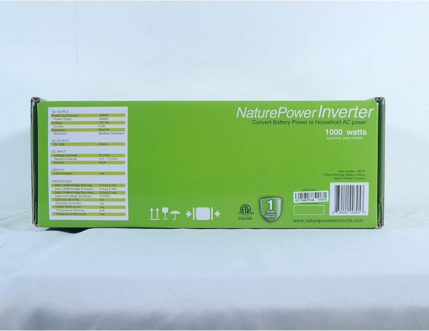 1000-Watt Pure Sine Wave Inverter