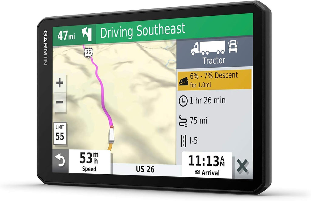 Garmin - dezl OTR700 7 inches GPS Truck Navigator - Black 010-02313-00 (Renewed)