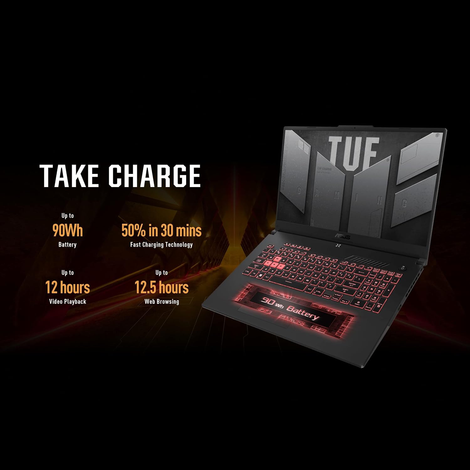 ASUS TUF Gaming A17 (2022) Gaming Laptop, 17.3' 144Hz FHD IPS-Type Display, AMD Ryzen 7 6800H CPU, GeForce RTX 3060 GPU, 16GB DDR5, 512GB PCIe SSD, Wi-Fi 6, Windows 11 Home, Mecha Gray, FA707RM-ES73
