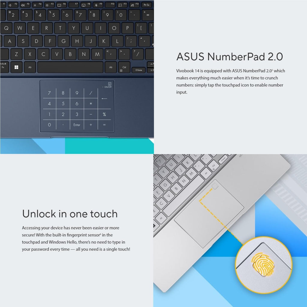 ASUS VivoBook Laptop | Intel 13th Generation 6 Core Processor Up to 4.5GHz (Beat i7-1195G7) | 8GB RAM | 128GB PCIe SSD | 14' FHD Display | Bluetooth | HDMI | Thin & Light | Windows 11