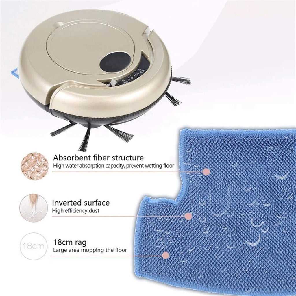 Robot Vacuum Cleaner (Slim), Connected Robotic Vacuum Cleaner, Super Quiet, Self-Charging Auto Boost Sweeper for Pet Hair, Carpets, Tiles, Hard Floors (Color : Pink)