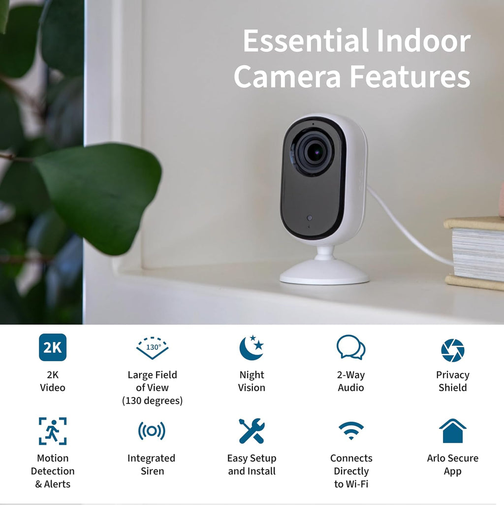 Home Security System - Wired Keypad Sensor Hub, (2) 8-in-1 Sensors, 24/7 Professional Monitoring + Indoor 2K (1 Cam + Outdoor 2K (1 cam) Bundle - No Contract Required, Alarm System for Home Security