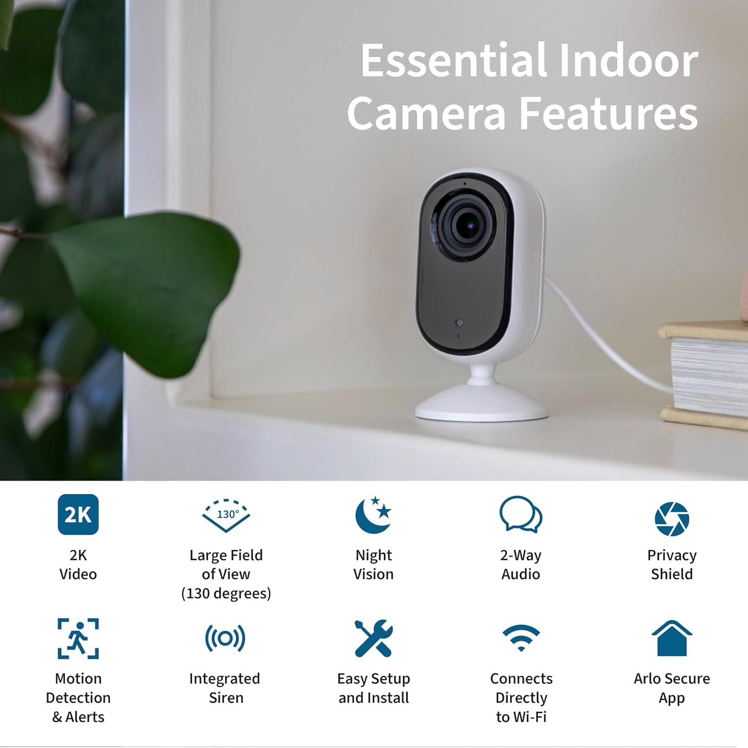Home Security System - Wired Keypad Sensor Hub, (2) 8-in-1 Sensors, 24/7 Professional Monitoring + Indoor 2K (1 Cam + Outdoor 2K (1 cam) Bundle - No Contract Required, Alarm System for Home Security