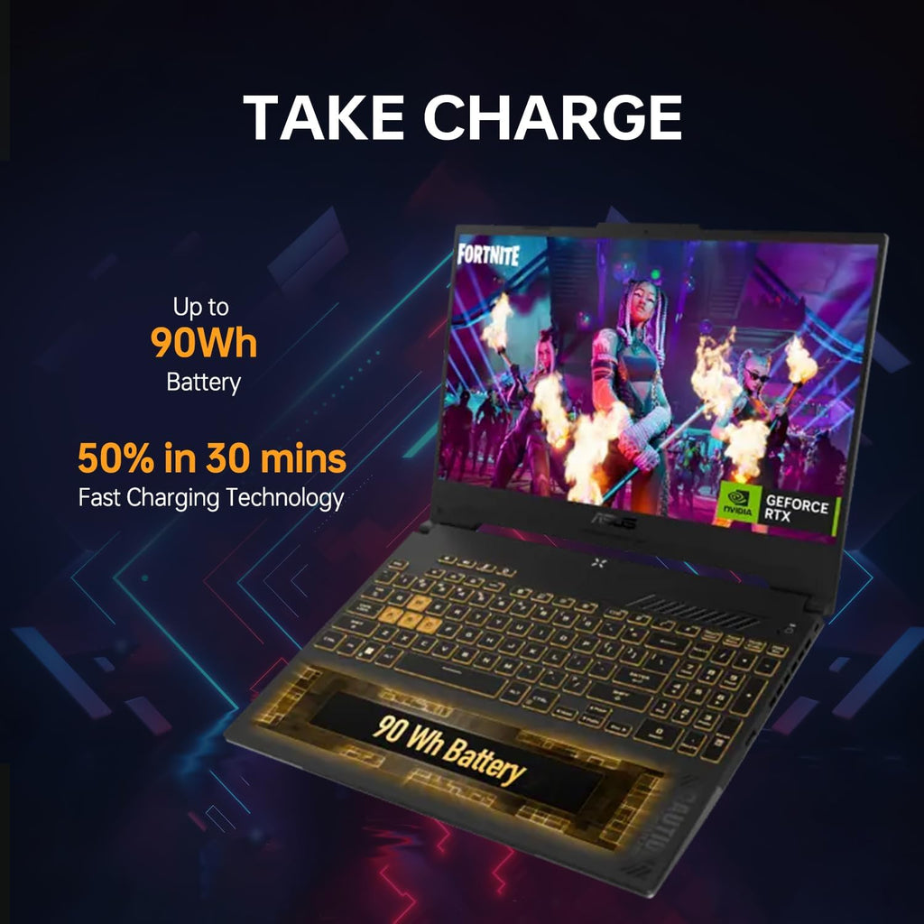 ASUS TUF 15.6 i7 RTX 4070 Gaming Laptop, 15.6' FHD 144Hz Display, Intel Core i7-13620H (Beats Intel i9-12900), NVIDIA GeForce RTX 4070, 32GB DDR5 RAM, 1TB SSD, RGB Backlit KB, Windows 11 Home