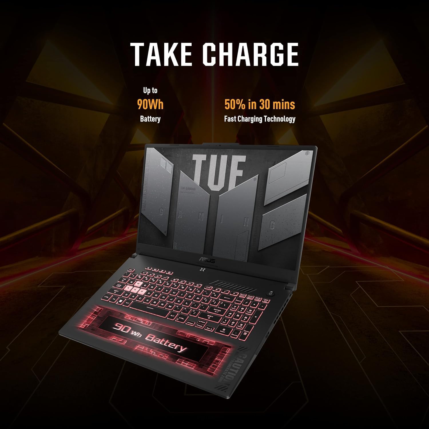 ASUS-TUF Gaming-Laptop RTX 4070 MUX140W - i7-13620H - RGB Backlit Keyboard - 15.6 FHD IPS Display 100% sRGB - G-SYNC - Wi-Fi 6 - Webcam - HDMI Cable -2024 (32GB RAM |2TB PCIe SSD)