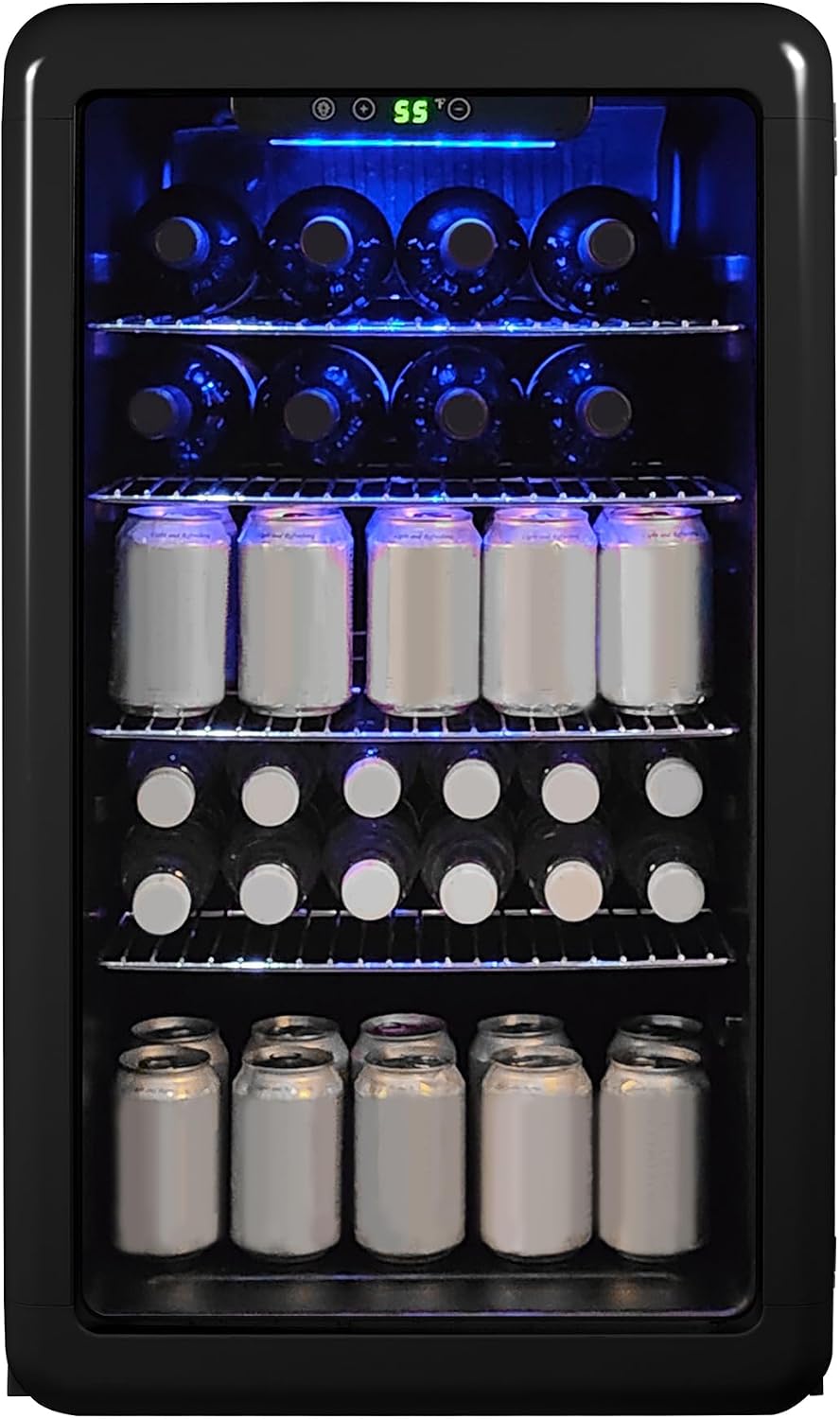 Magic Chef MCB34CHB Beverage Cooler, Black