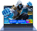 FUNYET Gaming Laptop, 16 inch Laptop Computer 2026 with Window 11 Pro, 16GB RAM 512GB SSD, Int 13th Gen N150 Processor(up to 3.6GHz), Backlit Keyboard, Mini HDMI, FHD 1920 * 1200, Dark Blue