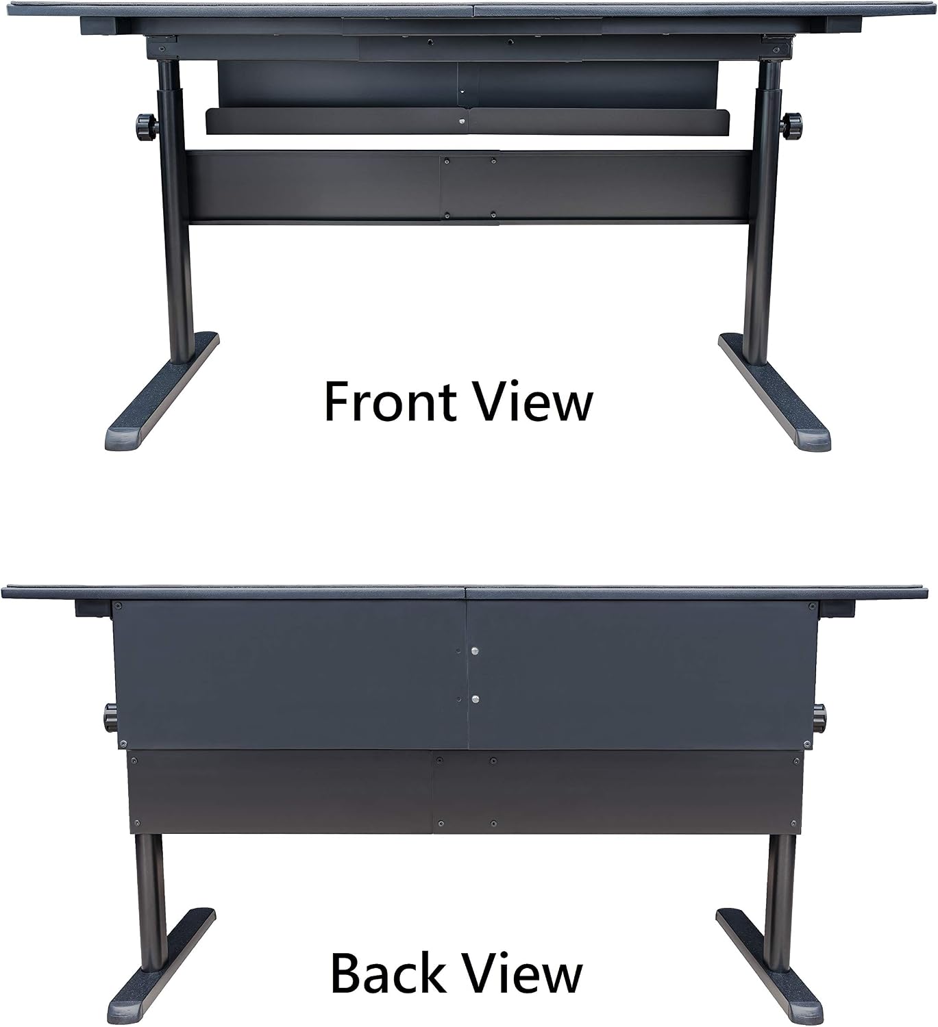 Thermaltake Tt Gaming Level 20 Gt Battlestation Computer Gaming Desk, Adjustable Heights, Scratch Resistant Surface, Full-Sized Desk Mat, GD-LBS-BRHANX-01 , Black