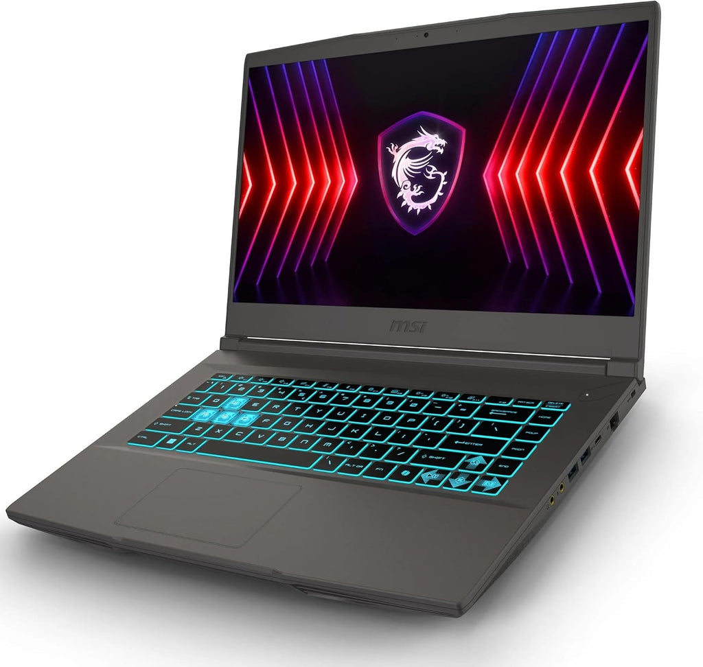 msi Thin 15 Gaming Laptop | 15.6' FHD IPS 144Hz | Intel 8-core i5-12450H (>i7-11800H) | 32GB DDR4 1TB SSD | GeForce RTX 3050 | Backlit Type-C Win11Pro w/DLCA Accessory