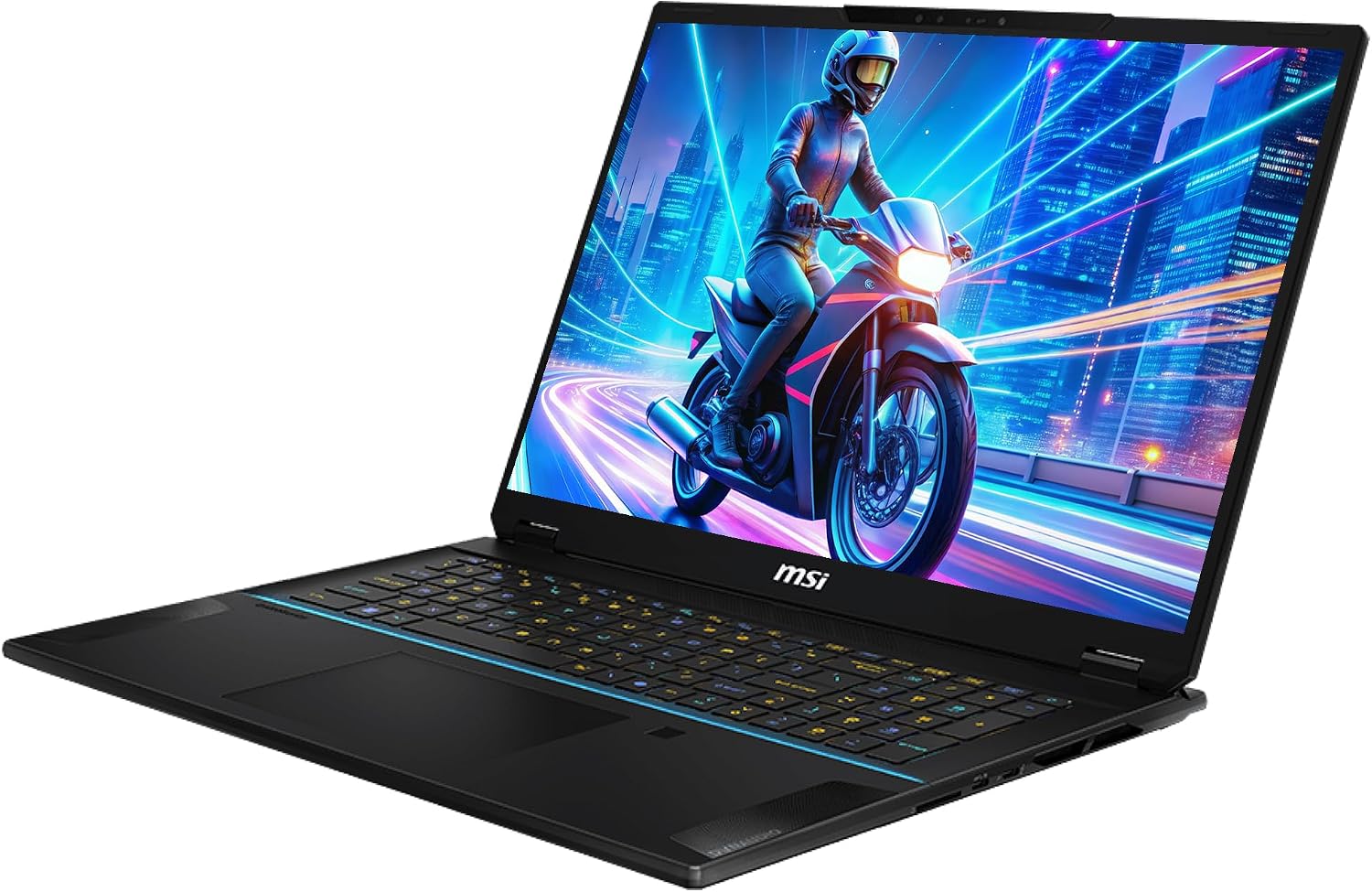MSI Stealth 18 AI Studio Gaming Laptop, Intel Ultra 9-185H, 32 GB DDR5 RAM, 1 TB PCIe SSD, 18' WQUXGA (3840x2400) 120 Hz Mini LED Display, Nvidia G-Force RTX 4080, Backlit Keyboard, W11 Home, Midnight