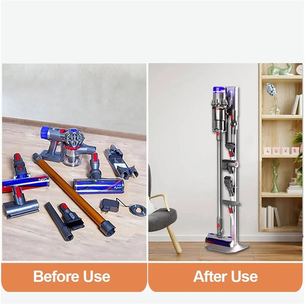 Vacuum Cleaner Stand Aluminum Storage Bracket ，Compatible For Dyson ，V10 V11 V15 V12slim G5 Accessories Holder No Punching Support Rack
