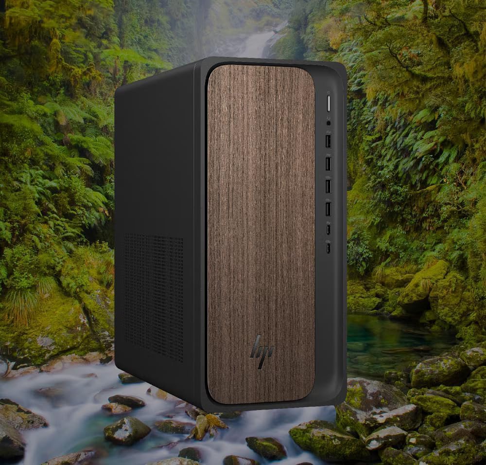 HP OmniDesk (M03-0060) Desktop PC, Intel Core Ultra 7 265, NVIDIA GeForce RTX 5060,32 GB DDR5 RAM,2TB SSD, Wi-Fi 6,Bluetooth 5.4,Wired KB & Mouse, Win 11 Pro Microsoft Copilot,(2025)