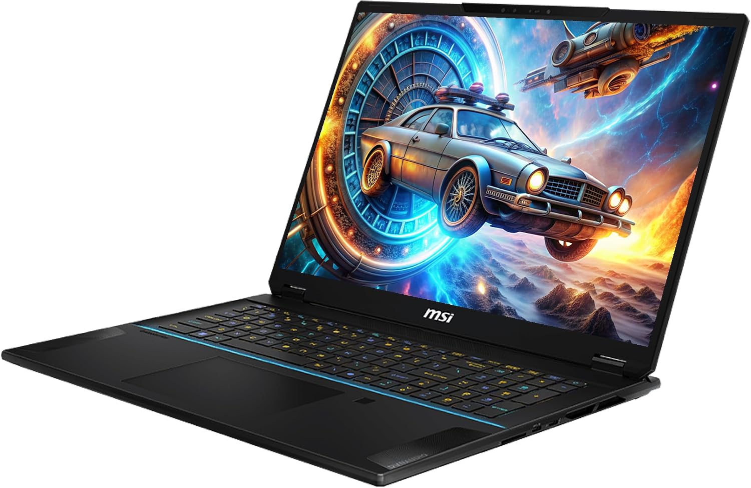 MSI Stealth 18 AI Studio Gaming Laptop, Intel Ultra 9-185H, 64 GB DDR5 RAM, 4 TB + 4 TB PCle SSD, 18' QHD+ (2560x1600) 240Hz, Nvidia G-Force RTX 4080, Backlit Keyboard, W11 Home