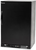 Procool 1-Door Counter Height Beverage Refrigerator - 24' Wide Energy Efficient Black Bar Fridge With LED Lighting - Commercial Back Bar Cooler